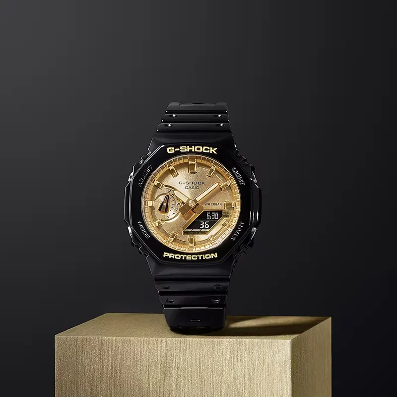 Casio G-Shock GA-2100GB-1A Gold Dial Men's Watch